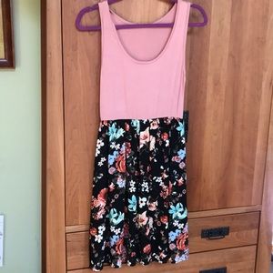 Pink Blush Pink/Floral Maternity Dress size S